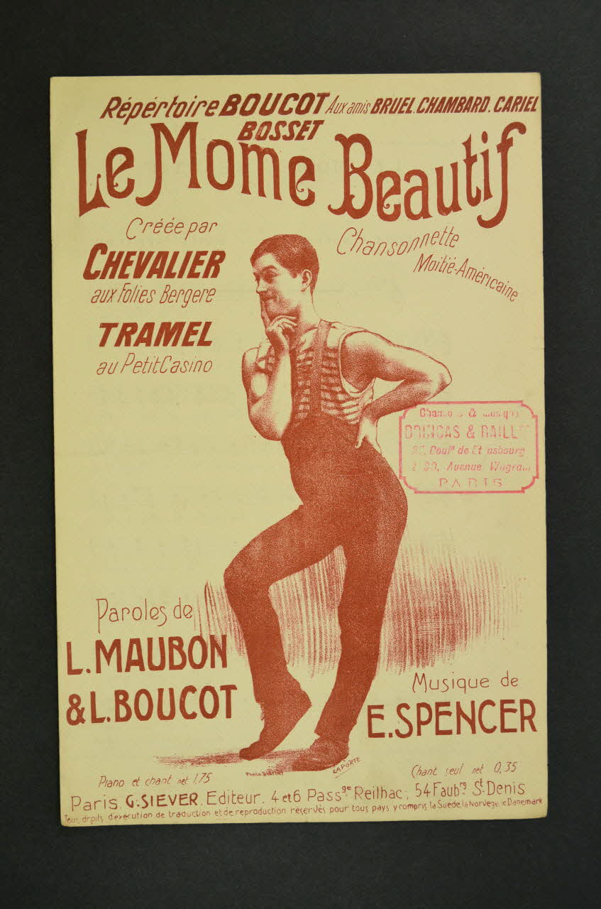 chanson petit format 1965.172.120 Photo Mucem