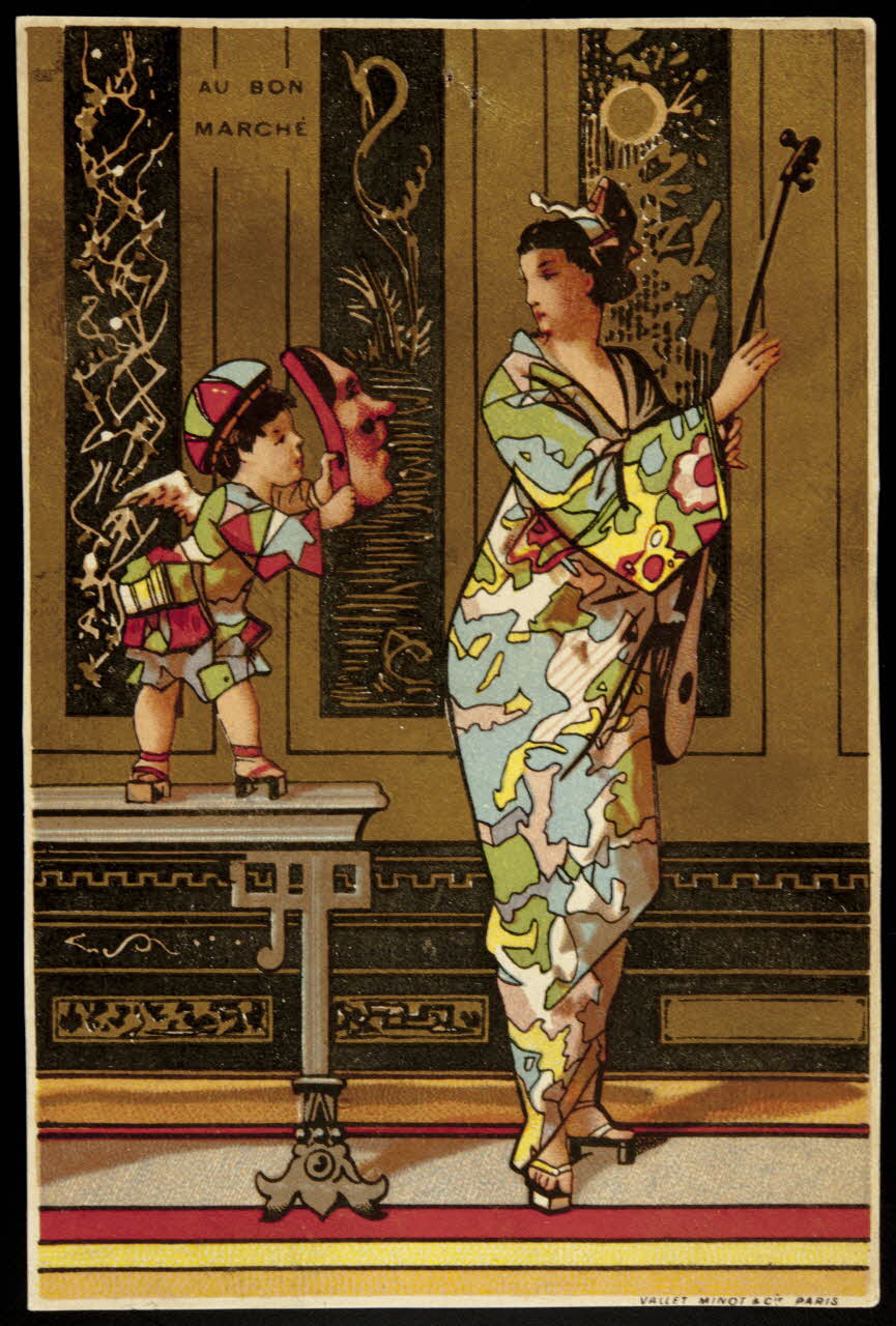 carte réclame L'enfant et la japonaise 1881entre 1994.25.84 Photo