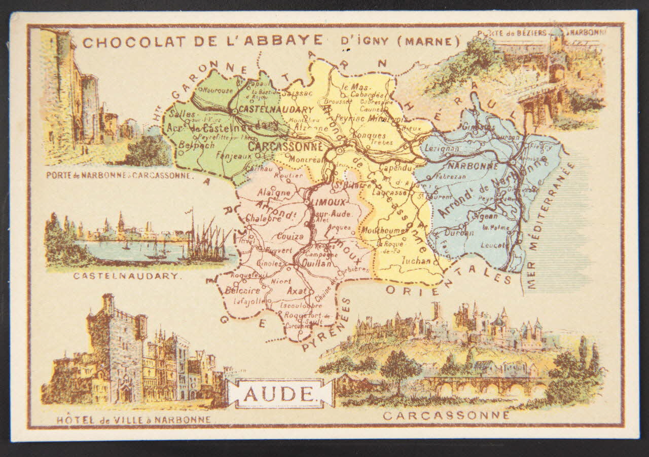 Bognard carte réclame chromo Paris 1876-1890 1994.30.10 Photo