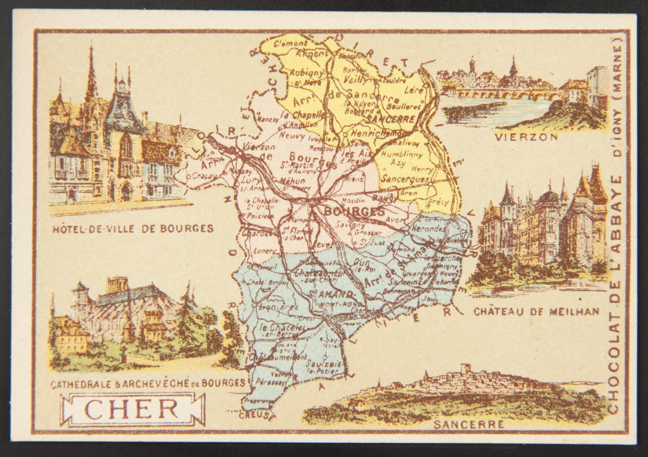 Bognard carte réclame chromo Paris 1876-1890 1994.30.15 Photo