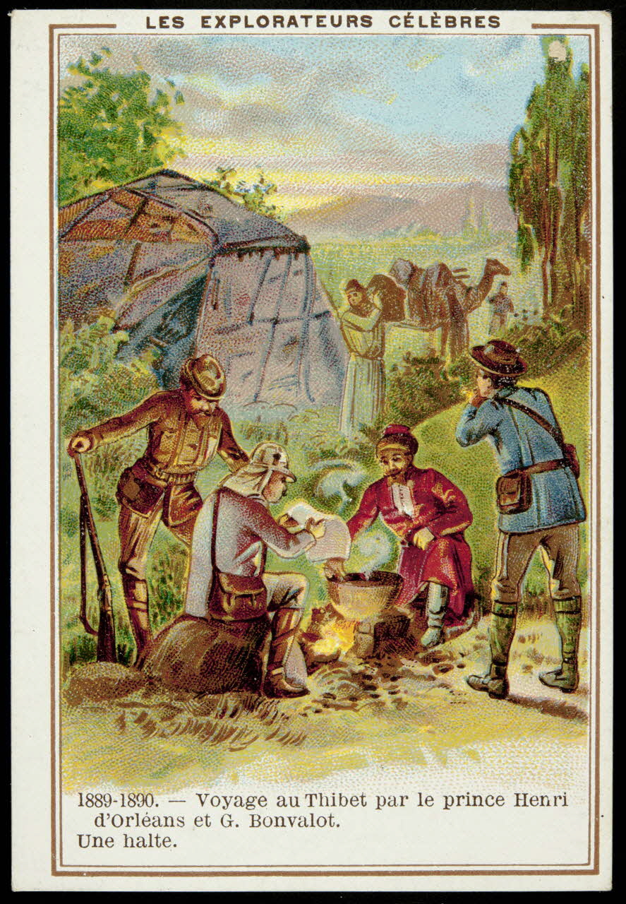 carte réclame chromo Paris 1880-1900 1994.30.158 Photo