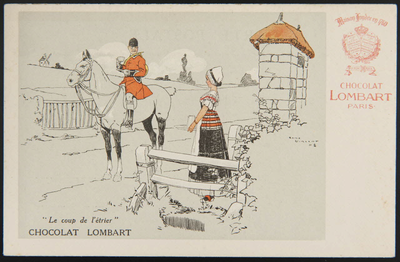 carte réclame chromo Paris 1908 1994.30.162 Photo