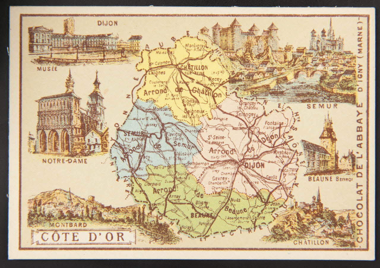 Bognard carte réclame chromo Paris 1876-1890 1994.30.18 Photo