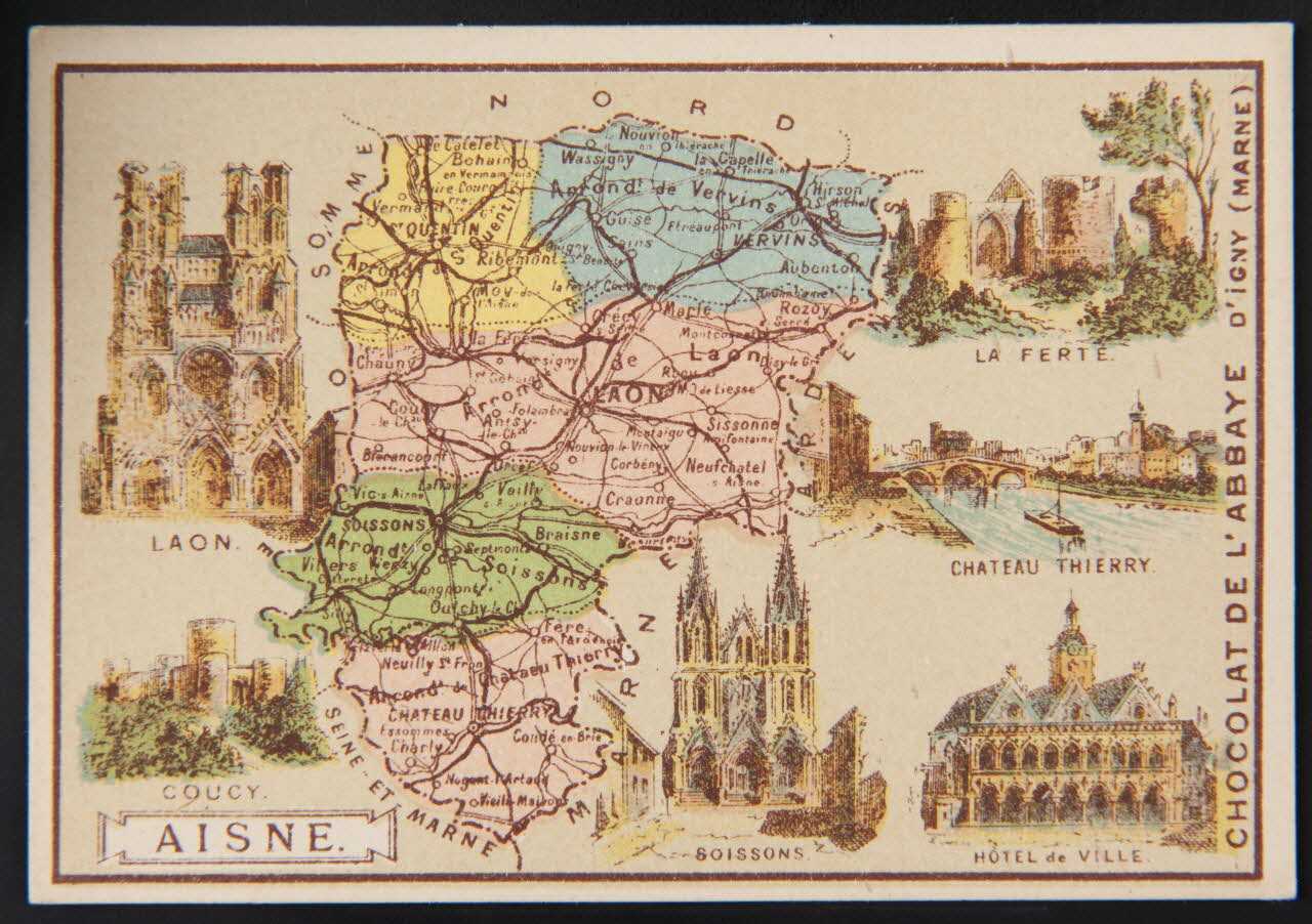 Bognard carte réclame chromo Paris 1876-1890 1994.30.2  Photo
