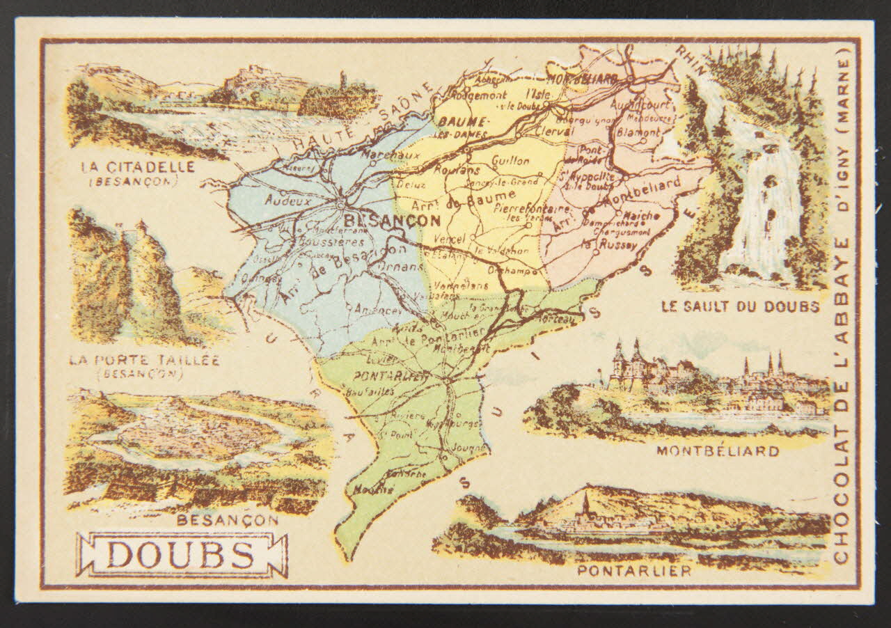 Bognard carte réclame chromo Paris 1876-1890 1994.30.22 Photo