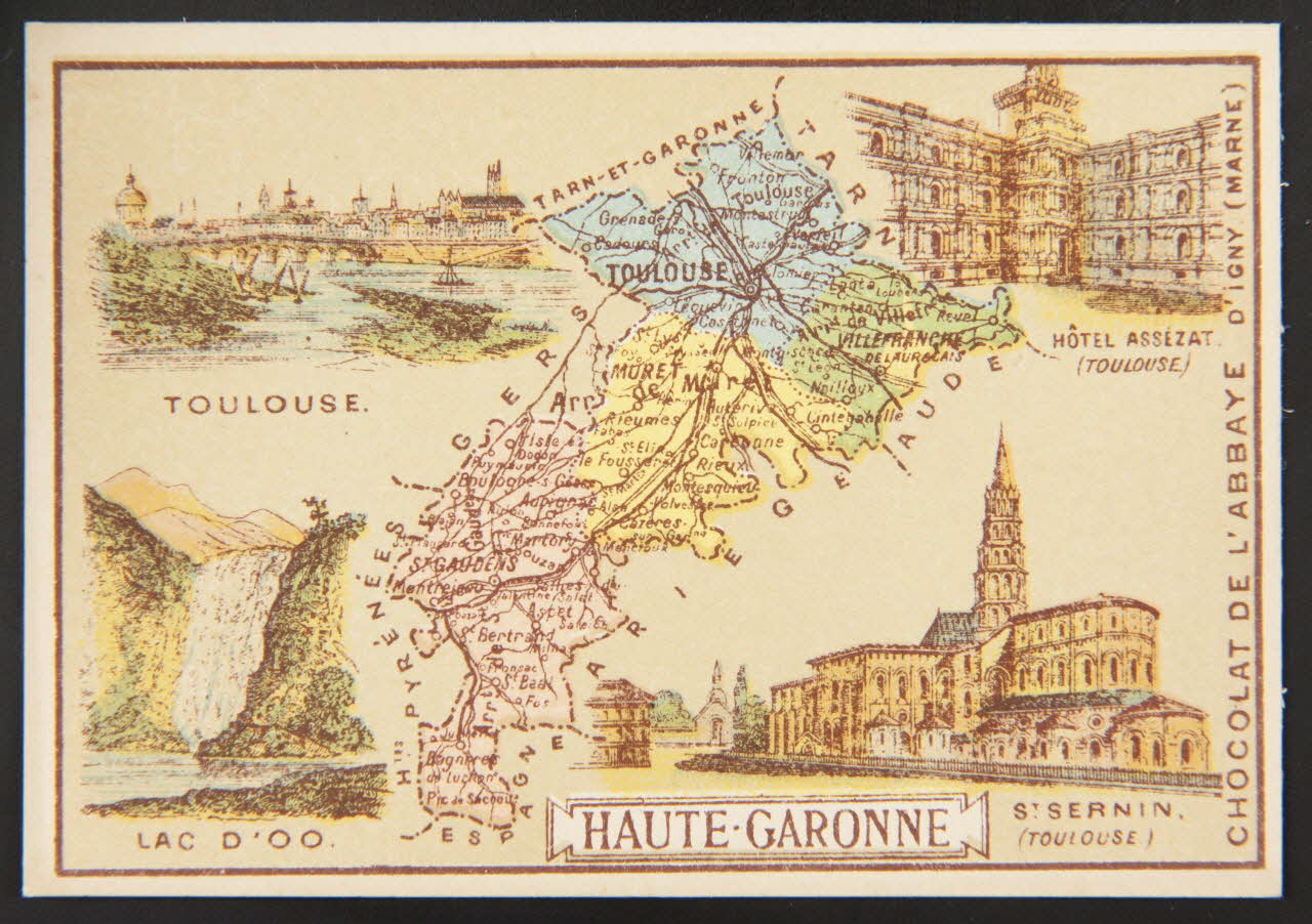 Bognard carte réclame chromo Paris 1876-1890 1994.30.28 Photo