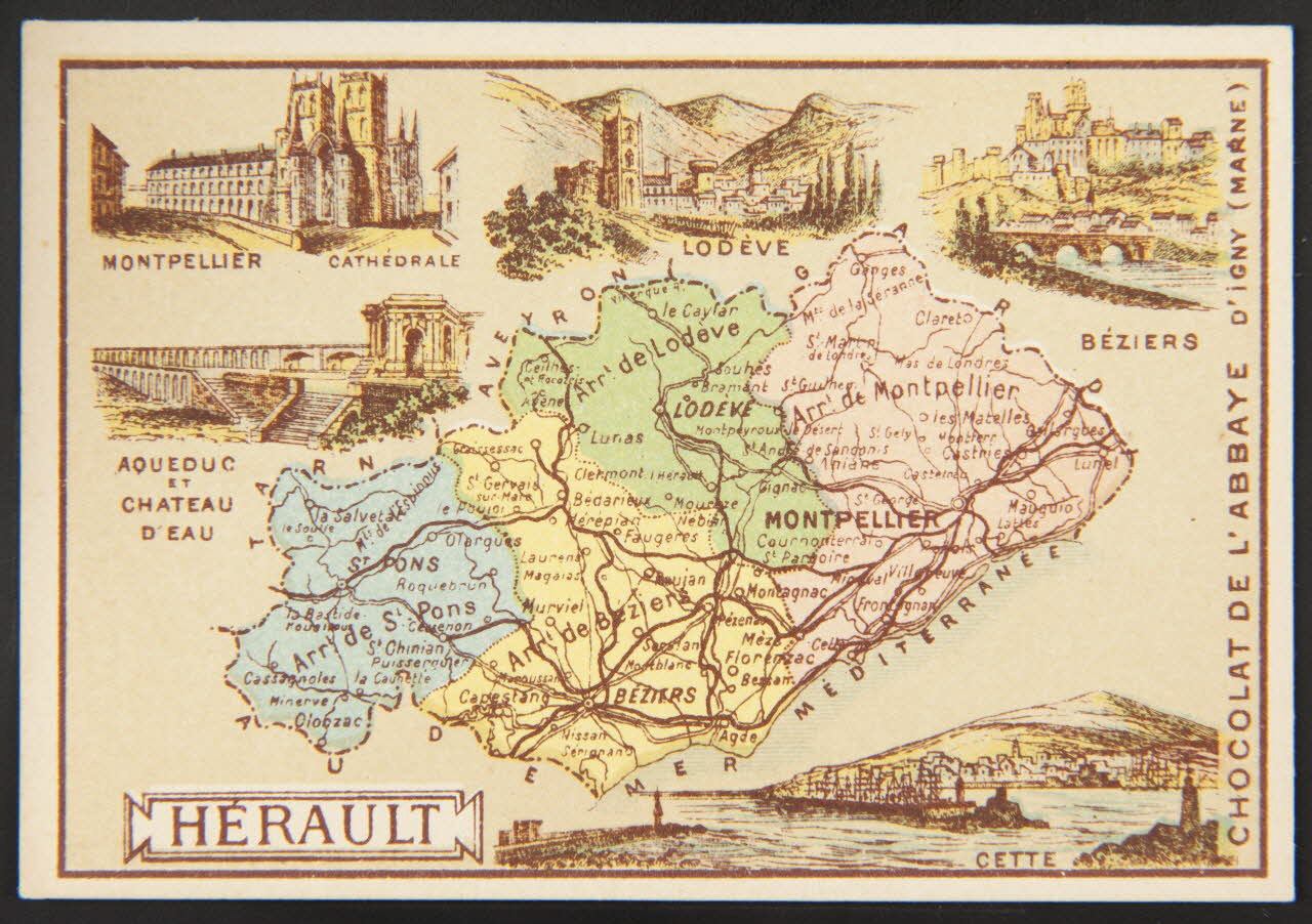 Bognard carte réclame chromo Paris 1876-1890 1994.30.31 Photo