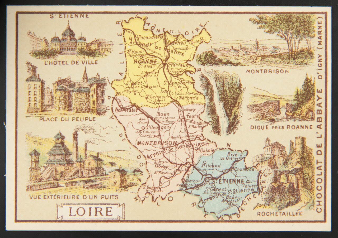 Bognard carte réclame chromo Paris 1876-1890 1994.30.39 Photo