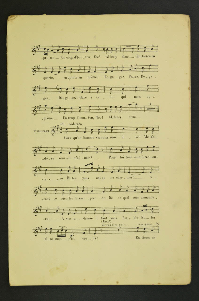 chanson petit format 1965.172.122 Photo Mucem