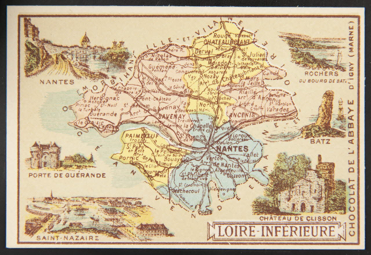 Bognard carte réclame chromo Paris 1876-1890 1994.30.41 Photo