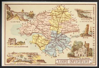 Bognard carte réclame chromo Paris 1876-1890 1994.30.41 Photo
