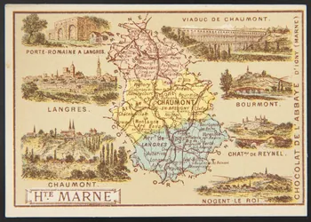 Bognard carte réclame chromo Paris 1876-1890 1994.30.49 Photo