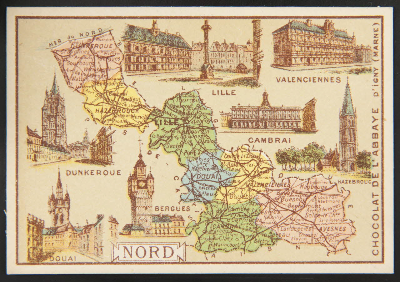 Bognard carte réclame chromo Paris 1876-1890 1994.30.55 Photo