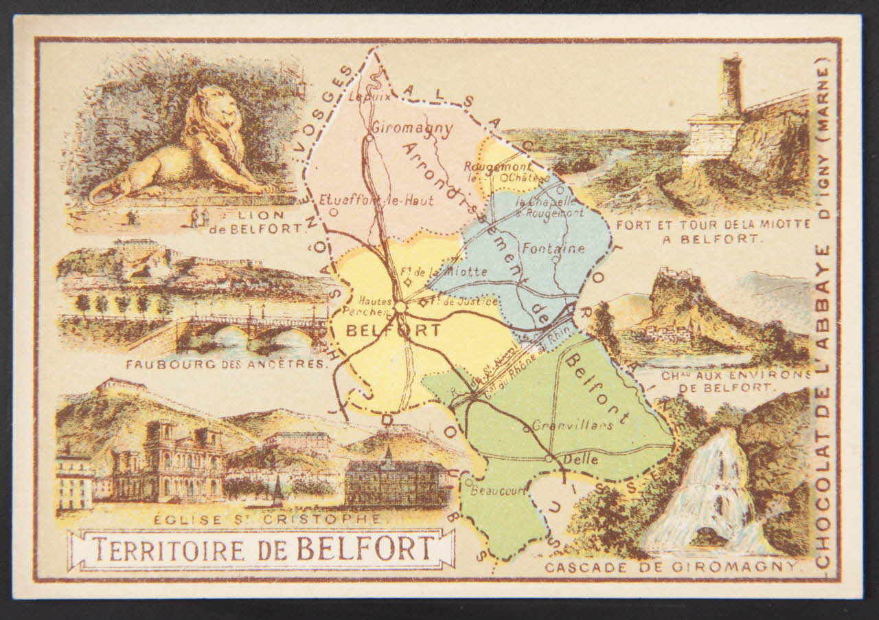 Bognard carte réclame chromo Paris 1876-1890 1994.30.63 Photo