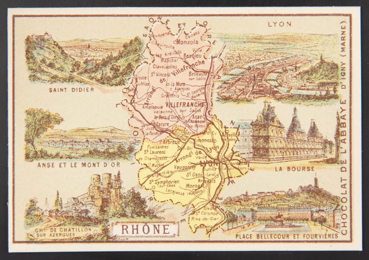 Bognard carte réclame chromo Paris 1876-1890 1994.30.64 Photo