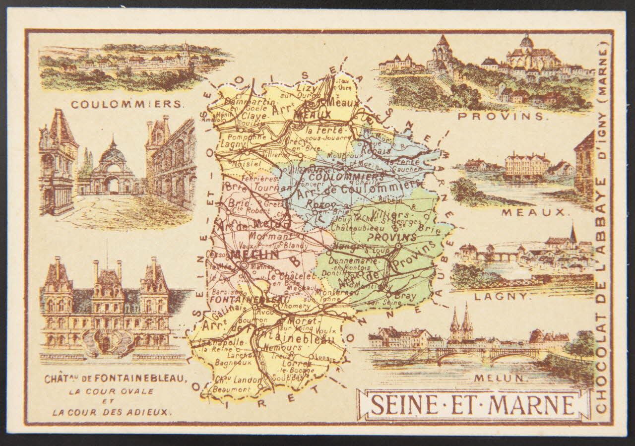 Bognard carte réclame chromo Paris 1876-1890 1994.30.71 Photo