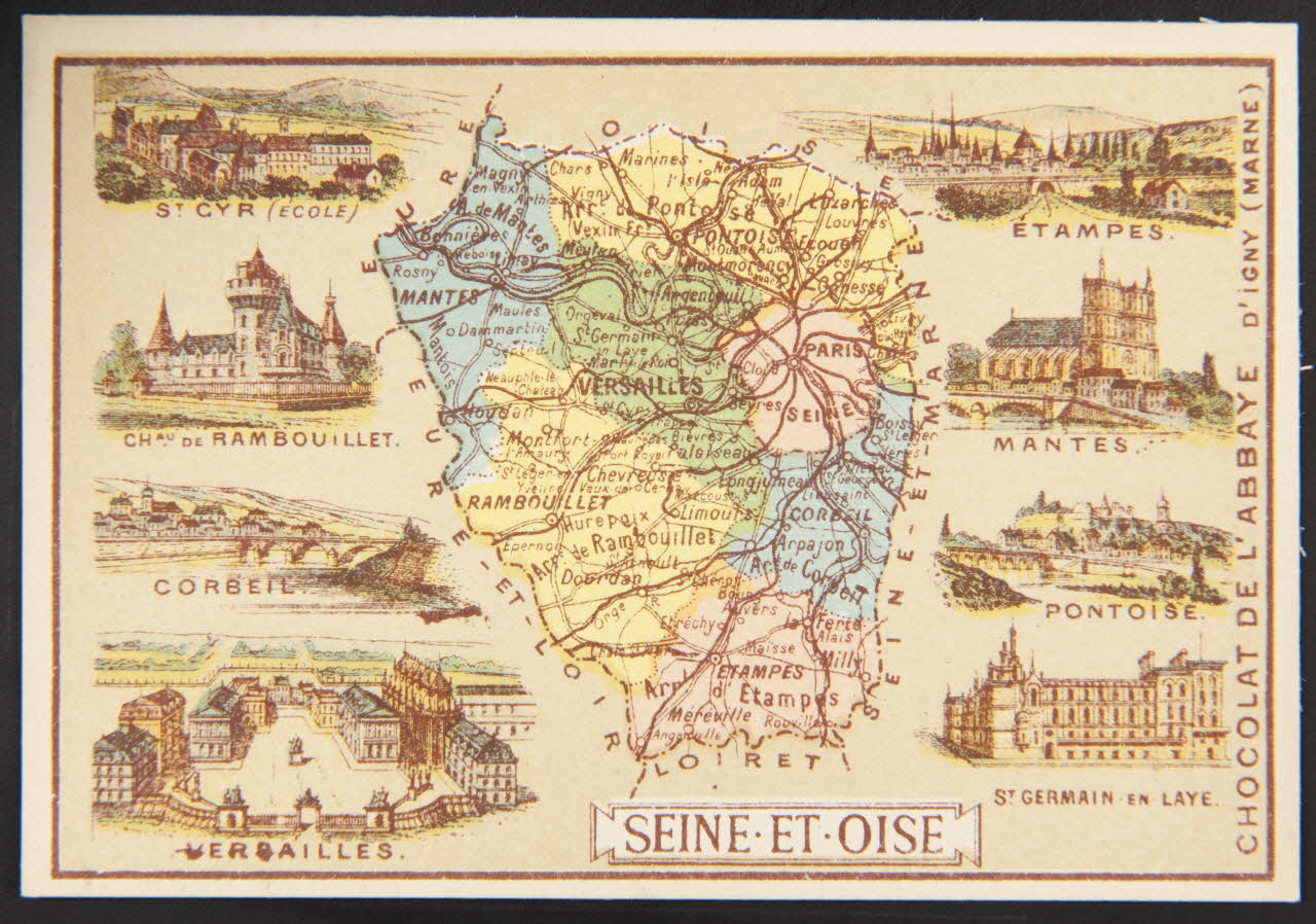 Bognard carte réclame chromo Paris 1876-1890 1994.30.72 Photo