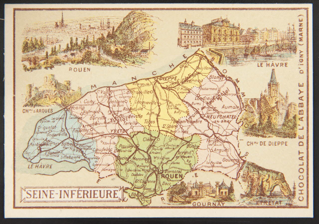 Bognard carte réclame chromo Paris 1876-1890 1994.30.73 Photo