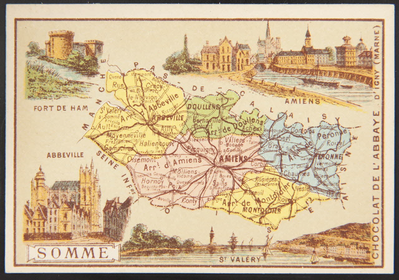 Bognard carte réclame chromo Paris 1876-1890 1994.30.74 Photo