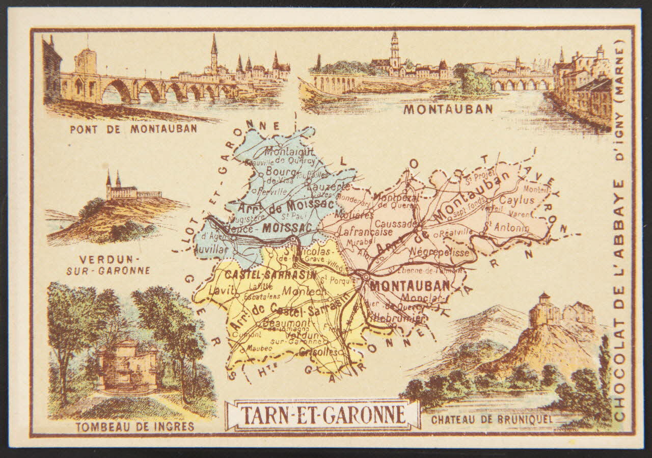 Bognard carte réclame chromo Paris 1876-1890 1994.30.76 Photo