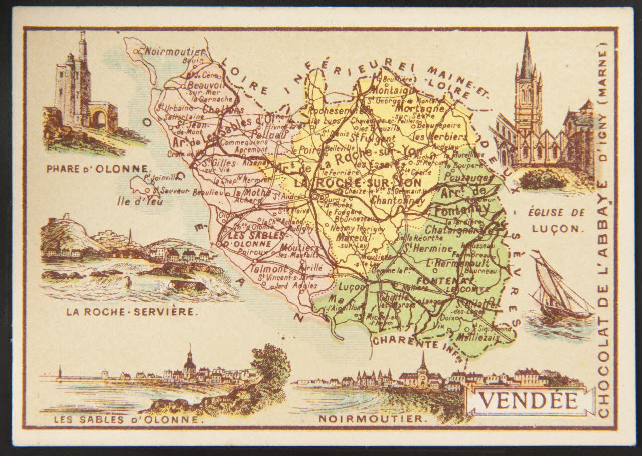 Bognard carte réclame chromo Paris 1876-1890 1994.30.78 Photo
