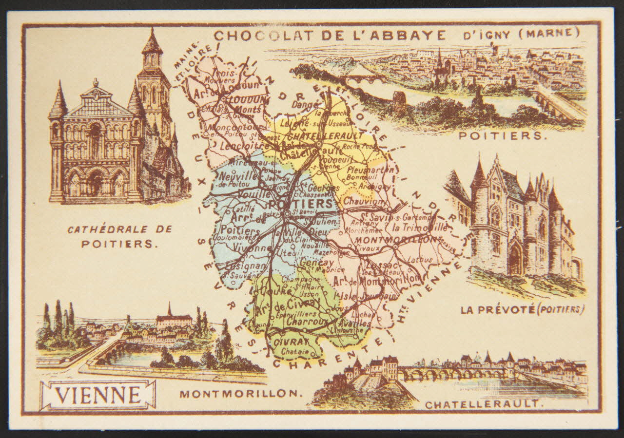 Bognard carte réclame chromo Paris 1876-1890 1994.30.79 Photo