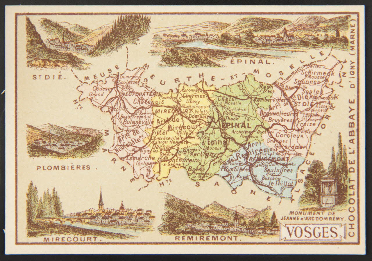 Bognard carte réclame chromo Paris 1876-1890 1994.30.80 Photo