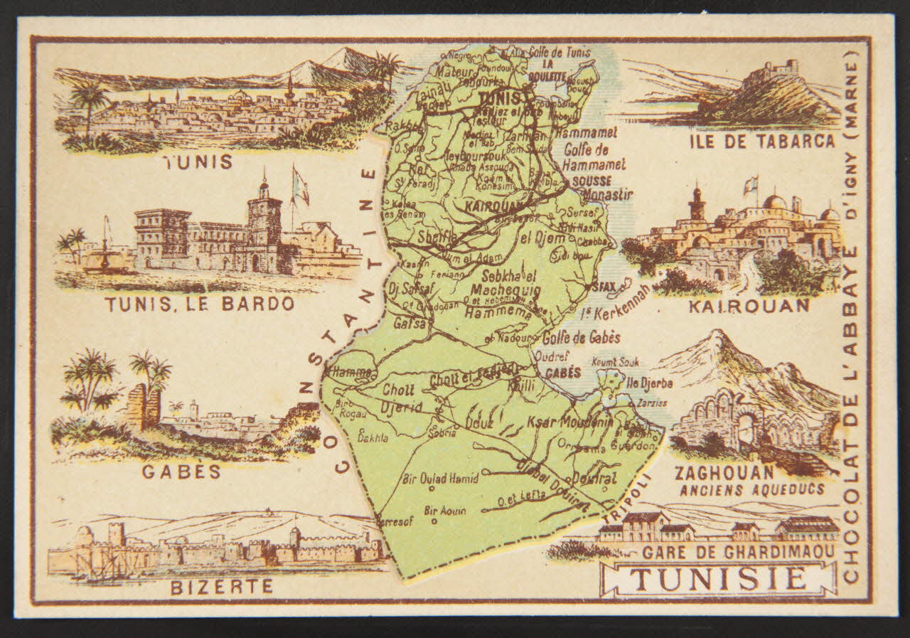 Bognard carte réclame chromo Paris 1876-1890 1994.30.83 Photo