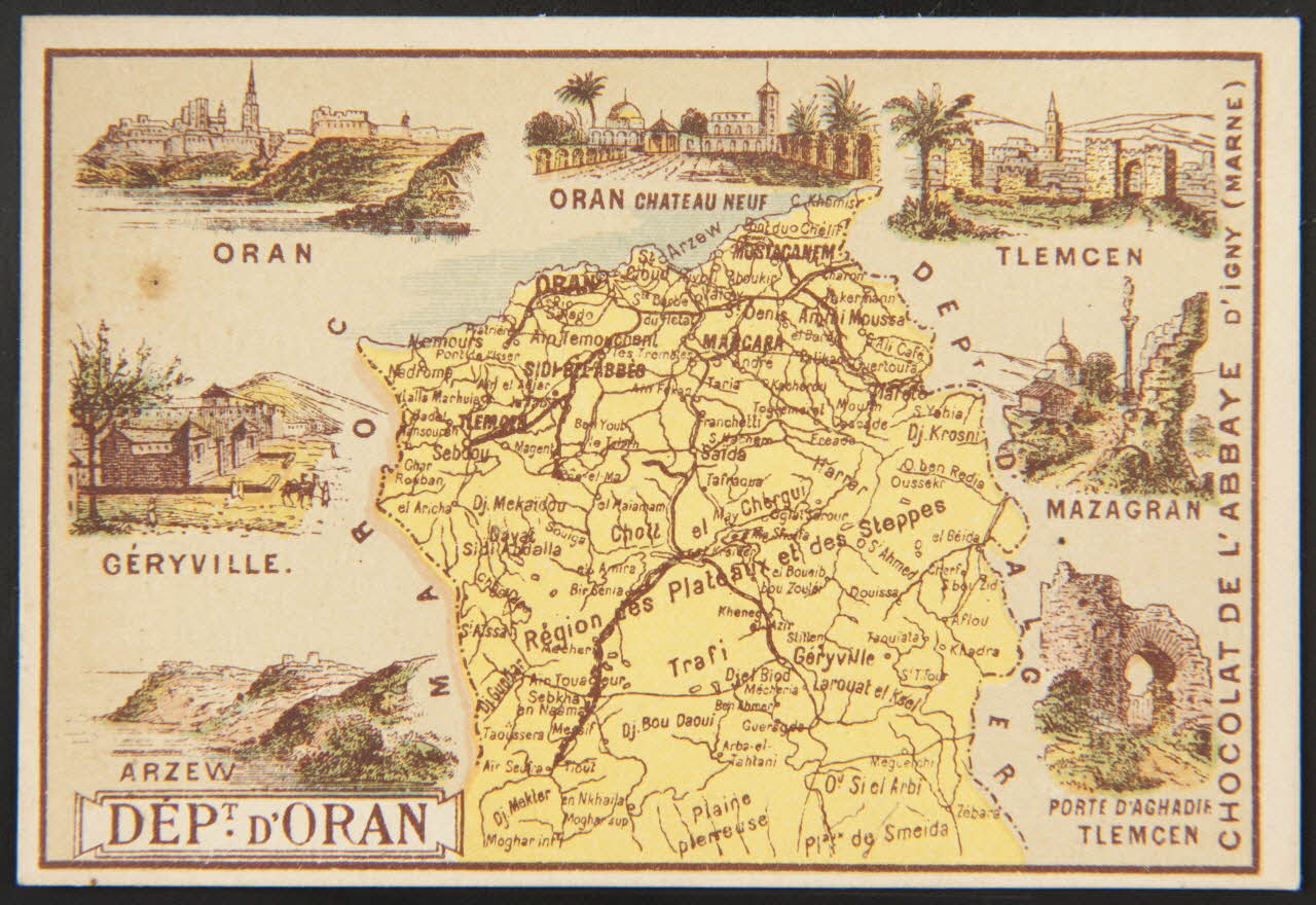 Bognard carte réclame chromo Paris 1876-1890 1994.30.84 Photo