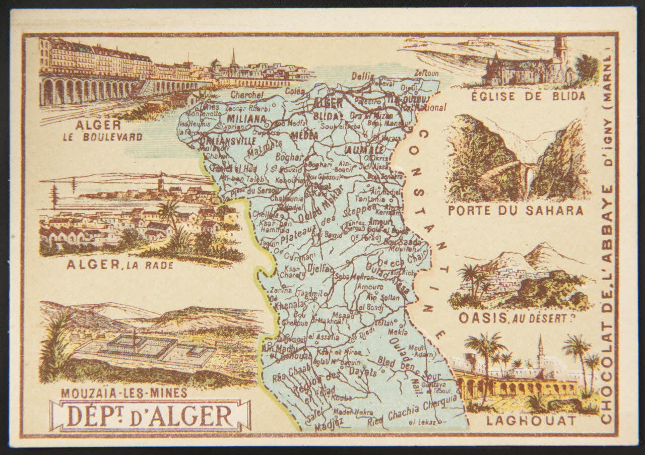 Bognard carte réclame chromo Paris 1876-1890 1994.30.85 Photo