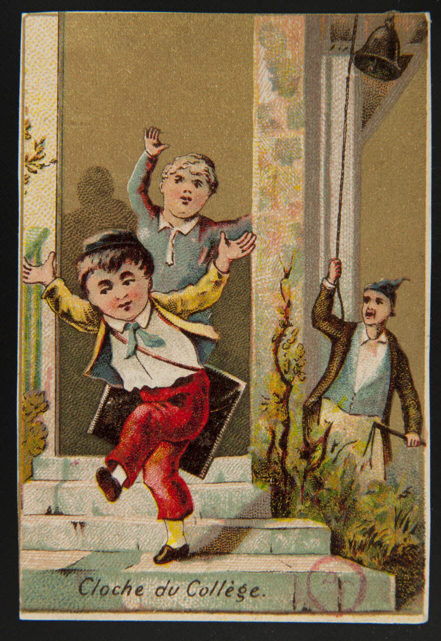 carte réclame Cloche du Collège. 1994.31.1.2 Photo