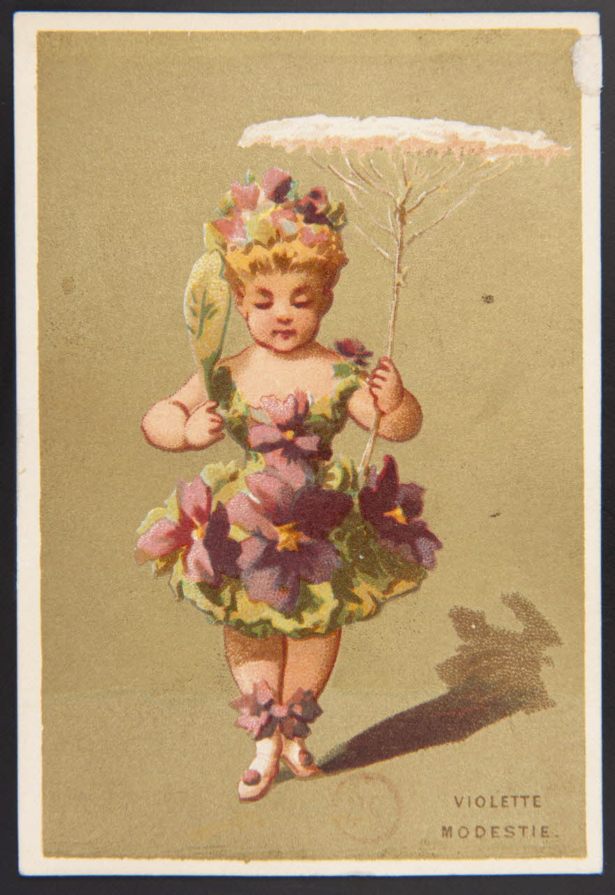 carte réclame VIOLETTE  MODESTIE 1994.31.105.1 Photo