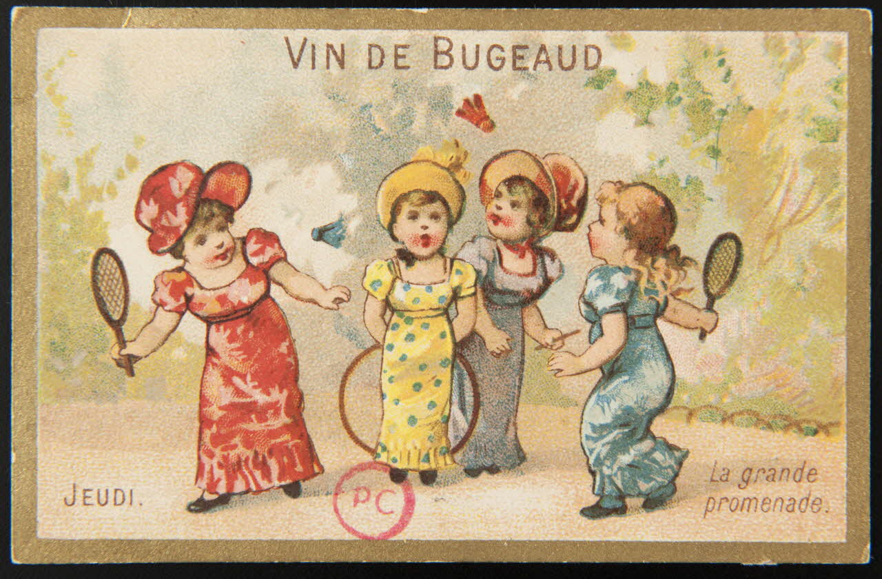 carte réclame JEUDI.  La grande  promenade. 1994.31.106.1 Photo