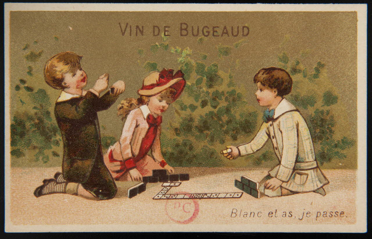 carte réclame Blanc et as, je passe 1994.31.107.1 Photo