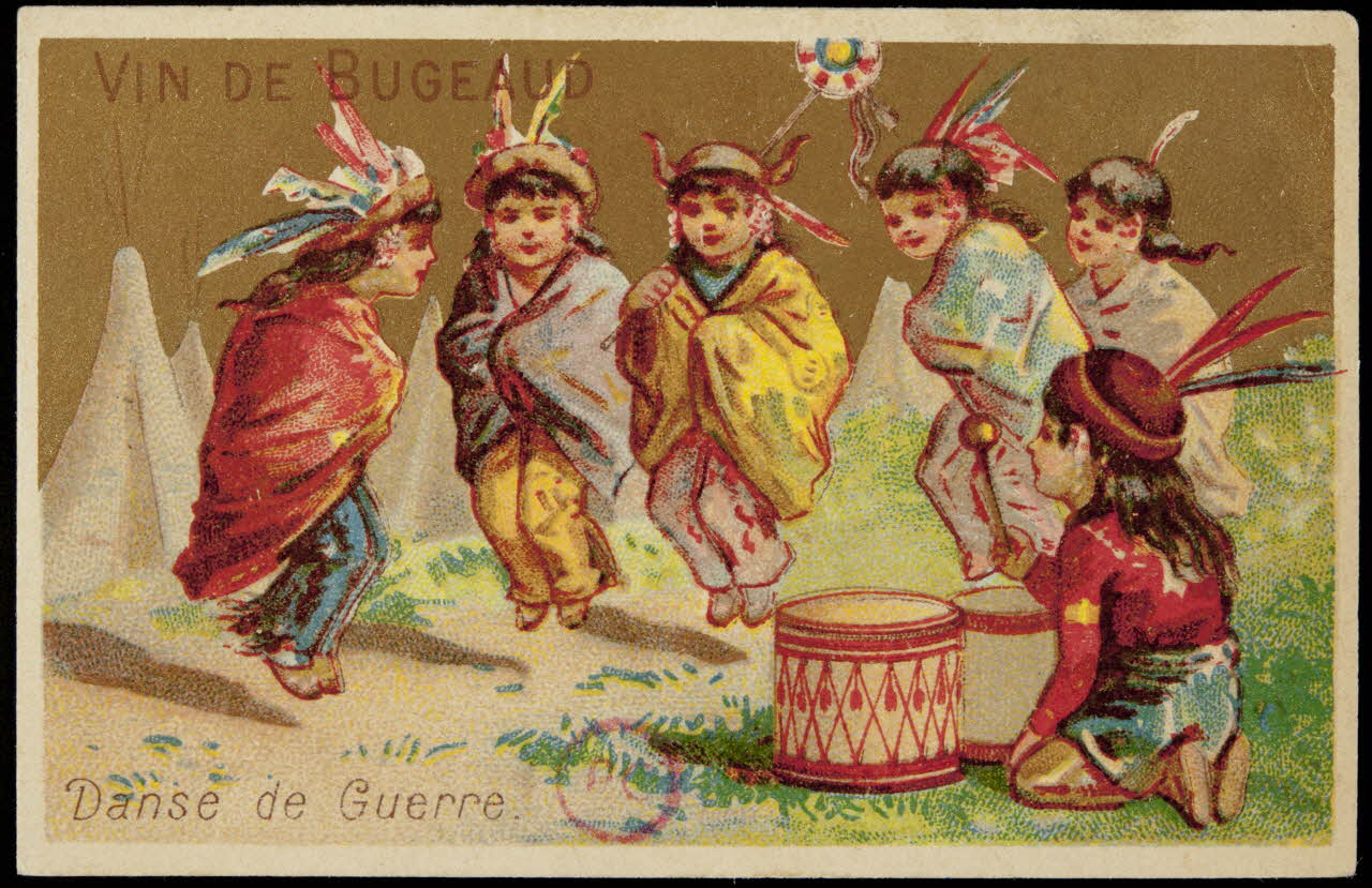 carte réclame Danse de Guerre. 1994.31.109.6 Photo