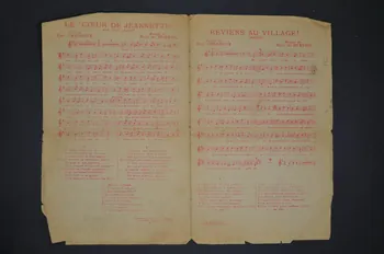 partition de musique L'âme des poupées 1966.181.7 Photo Mucem