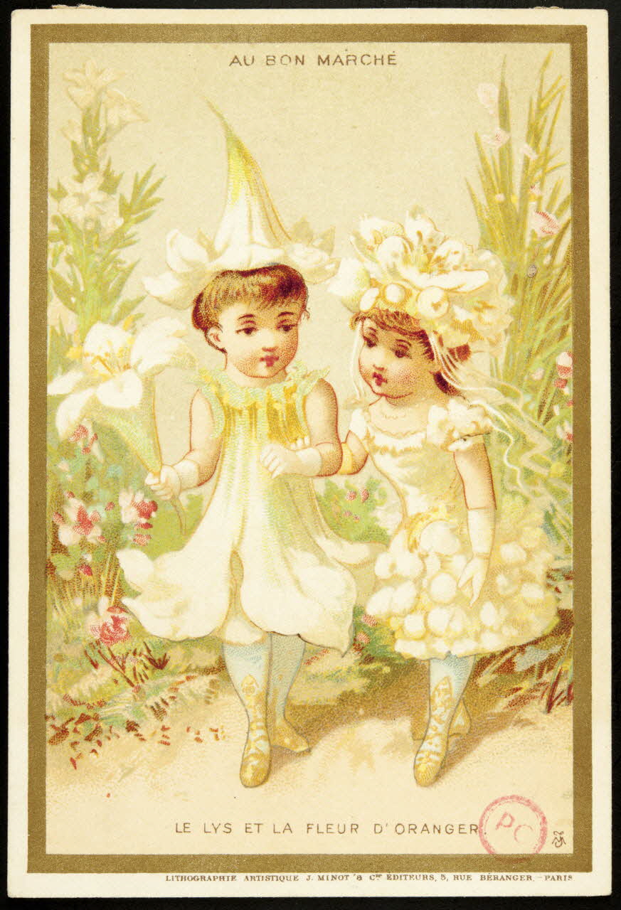 carte réclame LE LYS ET LA FLEUR D'ORANGER. 1994.31.116.1 Photo