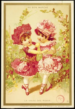 carte réclame LA VALSE DES ROSES. 1994.31.116.3 Photo