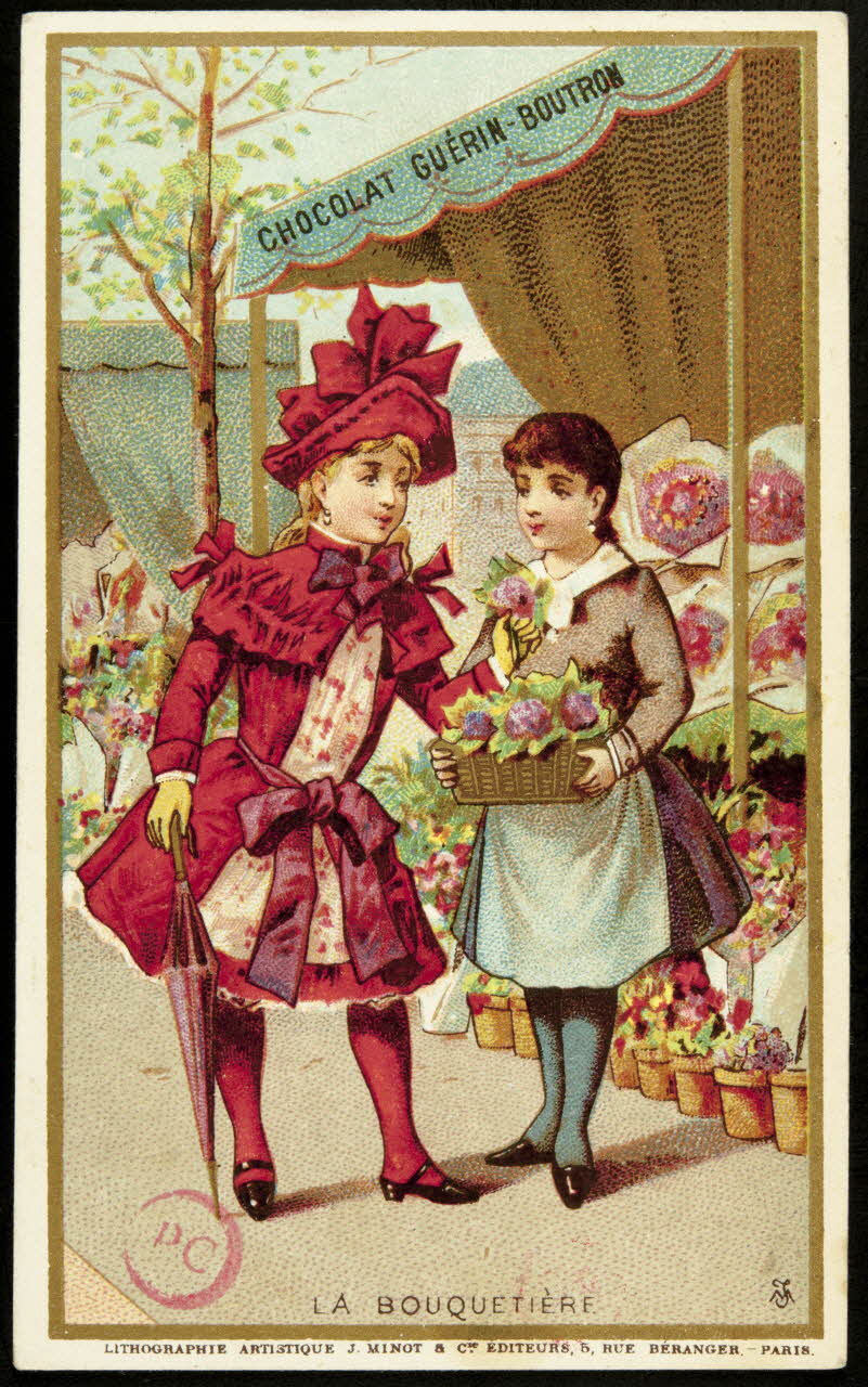 carte réclame LA BOUQUETIERE 1994.31.130.1 Photo