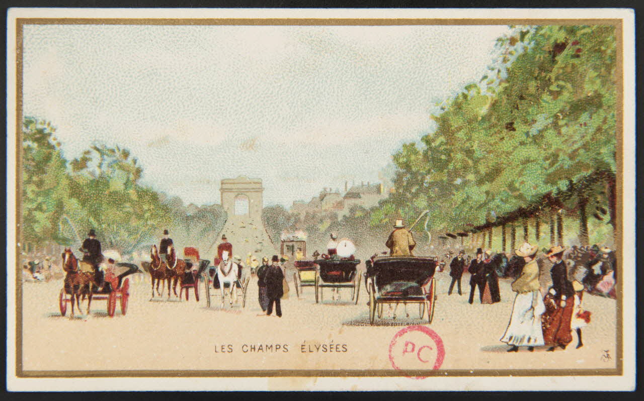 carte réclame chromo Paris 1889 1994.31.138.1 Photo