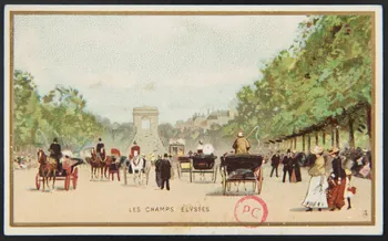 carte réclame chromo Paris 1889 1994.31.138.1  Photo