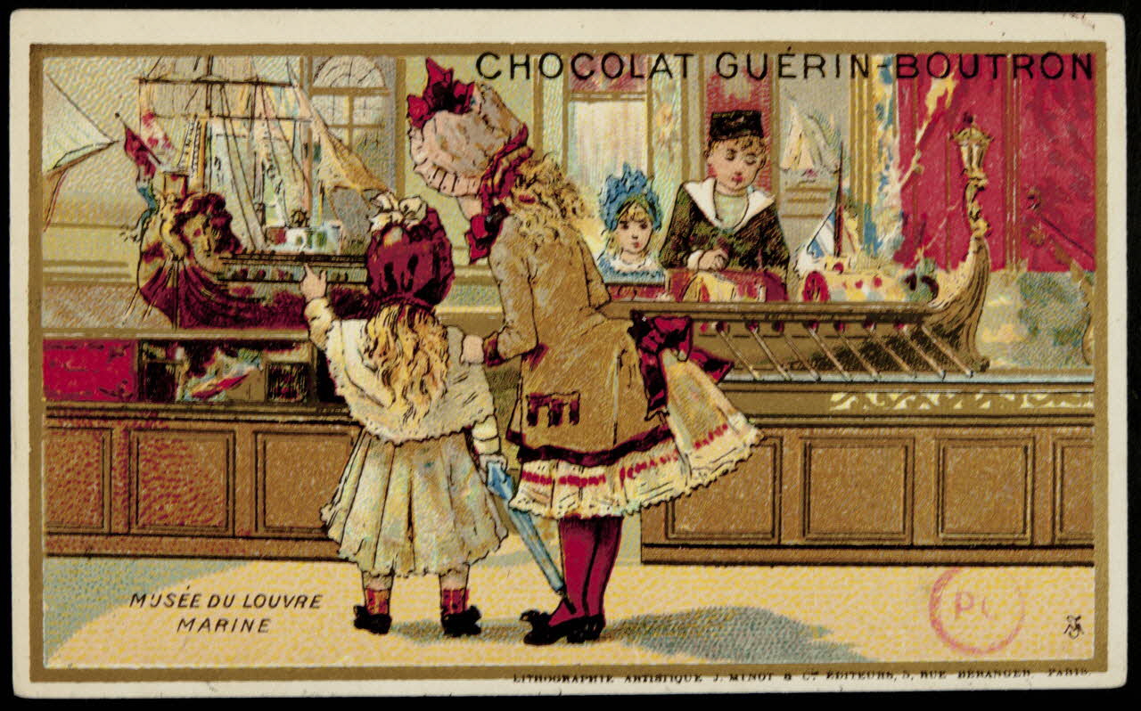 carte réclame MUSEE DU LOUVRE  MARINE 1994.31.145.2 Photo