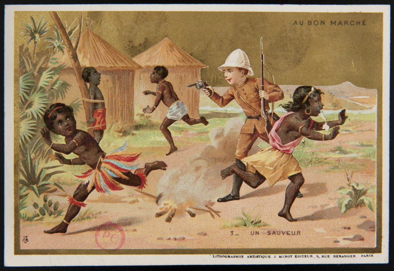 carte réclame 3 _ UN SAUVEUR 1889 1994.31.154.1 Photo