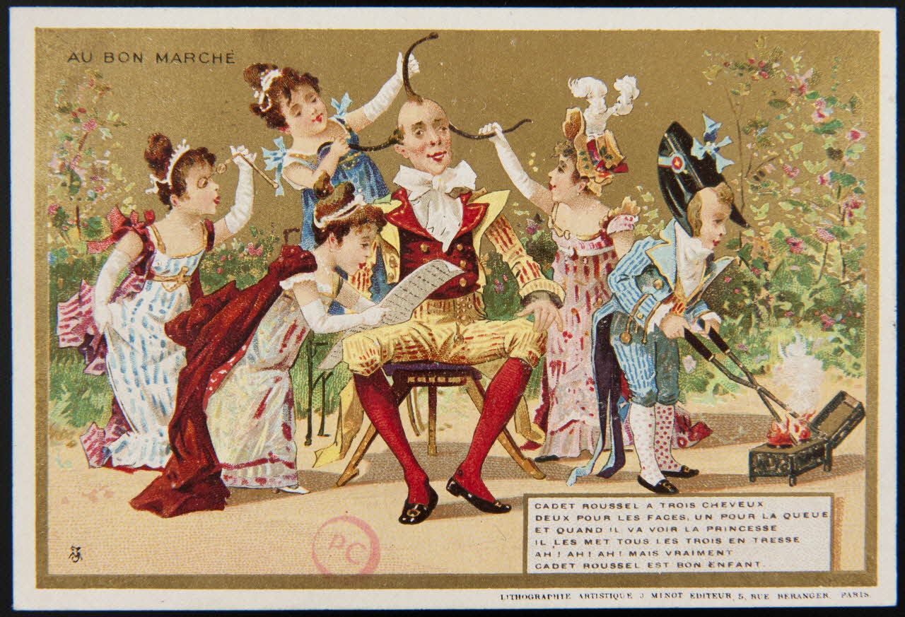 carte réclame CADET ROUSSEL A TROIS CHEVEUX 1994.31.161.1 Photo