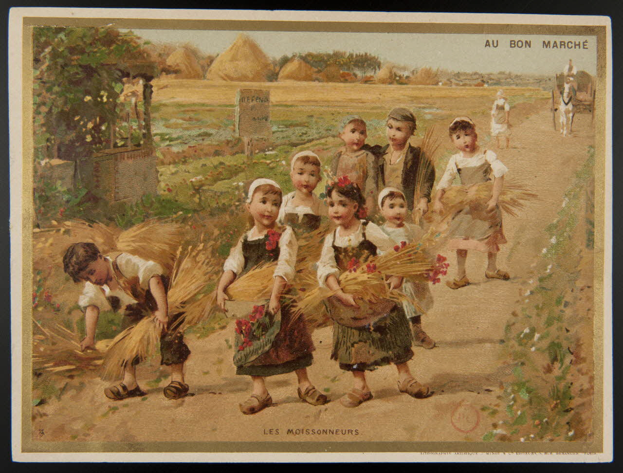 carte réclame LES MOISSONNEURS. 1994.31.162.1 Photo