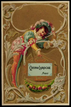 carte réclame Page dans des entrelacs de feuilles d'acanthe 1994.31.169.5 Photo