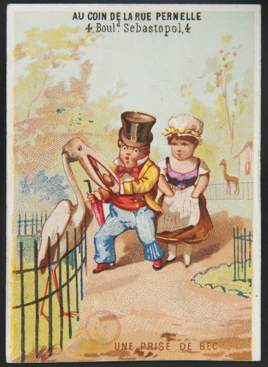 carte réclame UNE PRISE DE BEC 1994.31.177.2 Photo