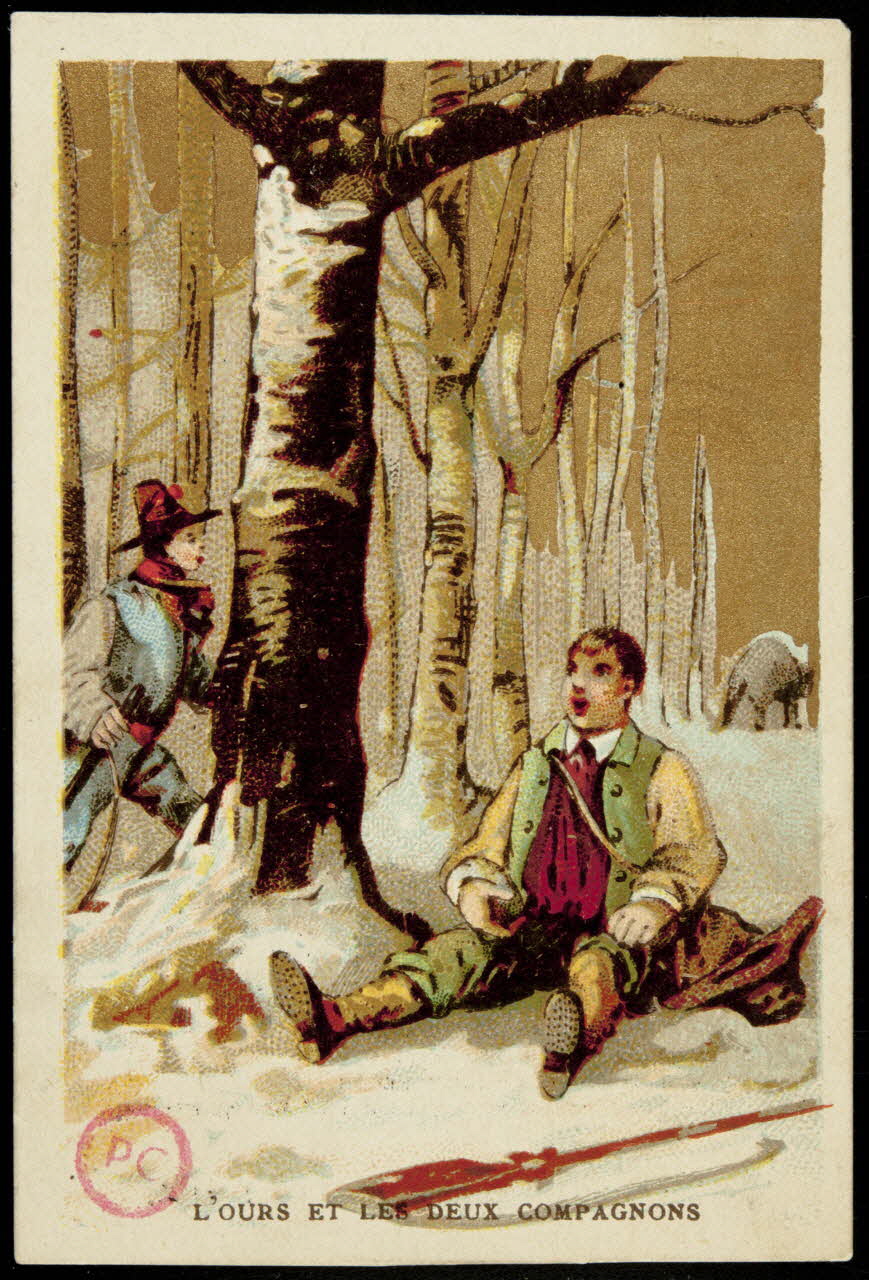 carte réclame L'OURS ET LES DEUX COMPAGNONS 1994.31.179.2 Photo