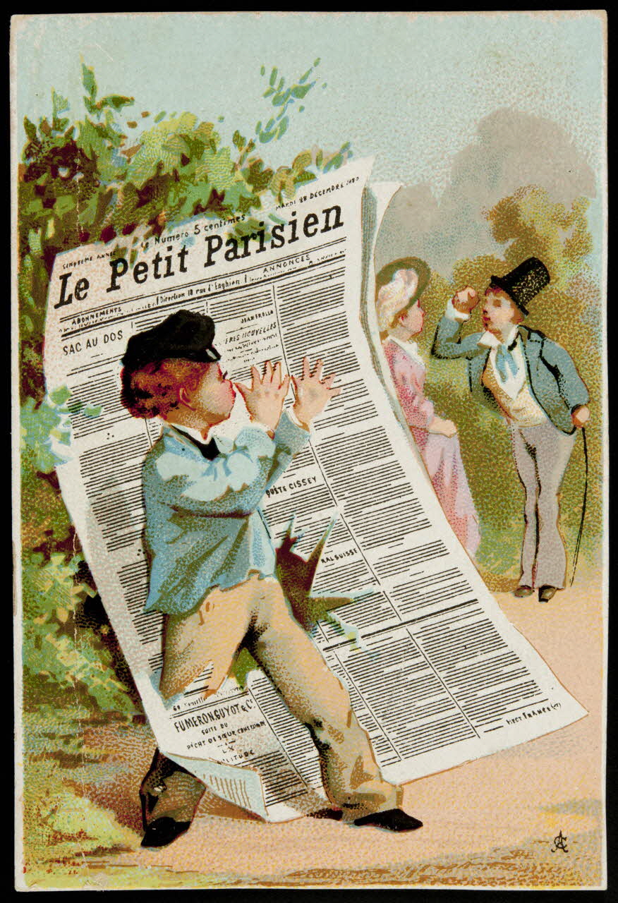 carte réclame Le Petit Parisien 1994.31.184.3 Photo