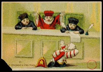 carte réclame II.  IL EST CONDAMNE A ETRE PENDU 1994.31.190.1 Photo